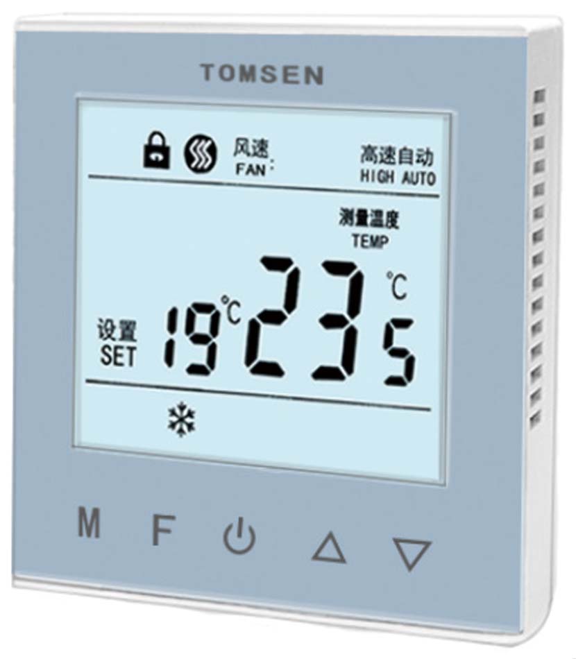 TM616R亞克力遙控型中央空調溫控器